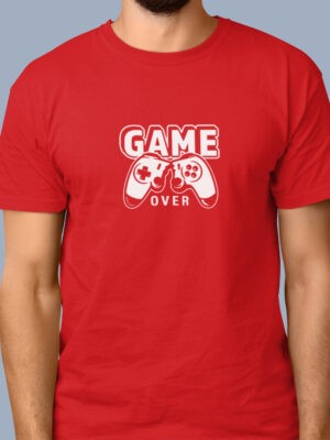 GAME OVER- Men half sleeve t-shirt