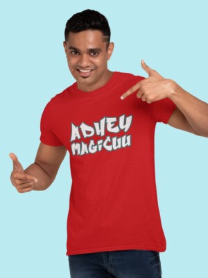 ADHEY MAGICUU-Men half sleeve t-shirt