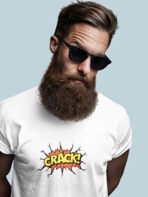 CRACK-Men half sleeve t-shirt
