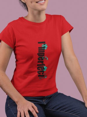 IMPERFECT-Women half sleeve t-shirt