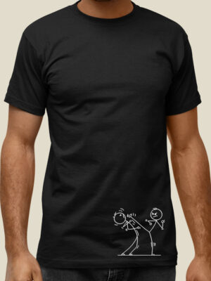 KICKING-Men half sleeve t-shirt