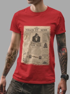 NEWSPAPER-Men half sleeve t-shirt