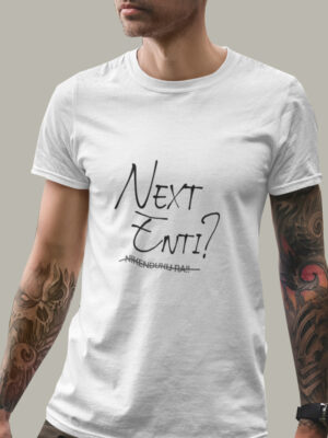 NEXT ENTI-Men half sleeve t-shirt
