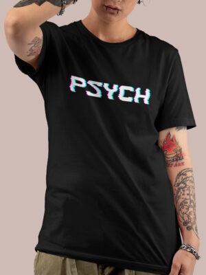PSYCH-Men half sleeve t-shirt
