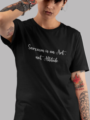 SARCASM-Men half sleeve t-shirt