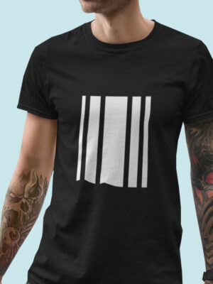 SIMPLE PATTERN-Men half sleeve t-shirt