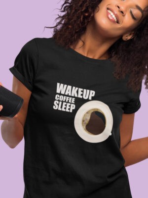 WAKEUP-Women half sleeve t-shirt