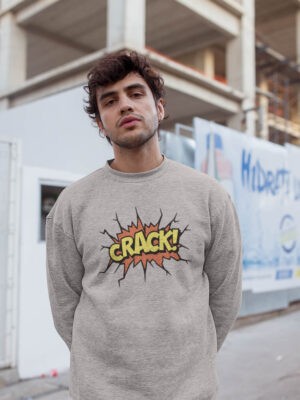 CRACK-Sweatshirt for men