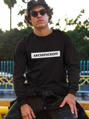 ABCDEFUCKOFF-Sweatshirt for men
