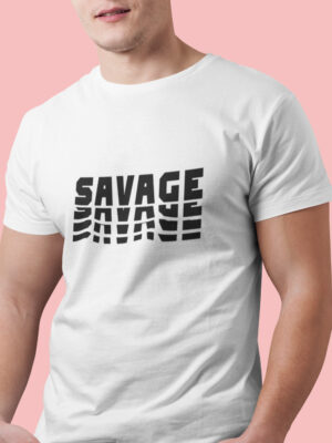 SAVAGE-Men half sleeve t-shirt