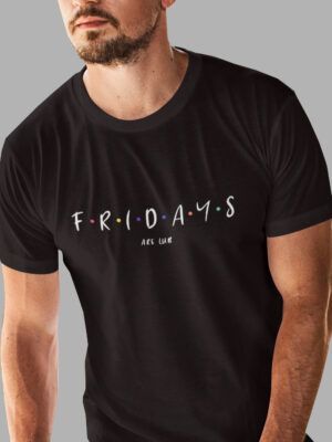 FRIDAYS-Men half sleeve t-shirt