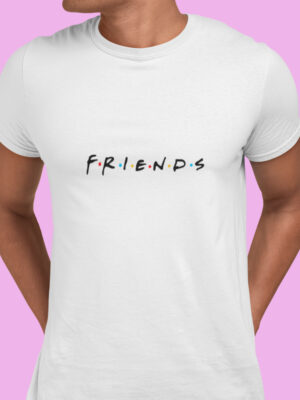 FRIENDS-Men half sleeve t-shirt