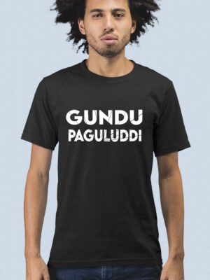 GUNDU PAGULUDDI-Men half sleeve t-shirt
