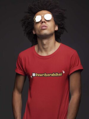 #PAWRIHORAHIHAI-Men half sleeve t-shirt