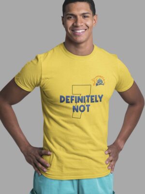 DEFINITELY NOT-Men half sleeve t-shirt