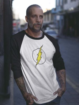 Flash Raglan Men Full Sleeve T-shirt