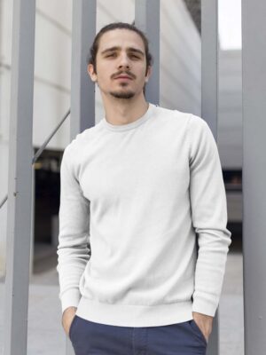 White Sweatshirt For Men