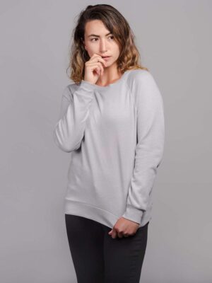 Grey Sweatshirt For Women
