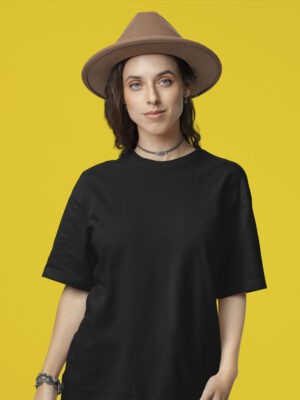 Be-Strong Oversized Printed T-Shirt For Women
