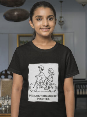 Bicycle Girls Half Sleeve T-shirt