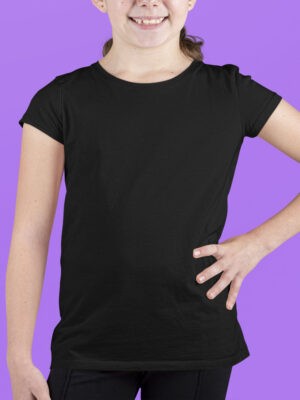 Black Girls Half Sleeve T-shirt