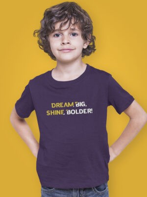 Dream-Big Boys Half Sleeve T-shirt