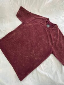 Crimson Tide Acid Wash Tee - Oversized Raglan Sleeve photo review